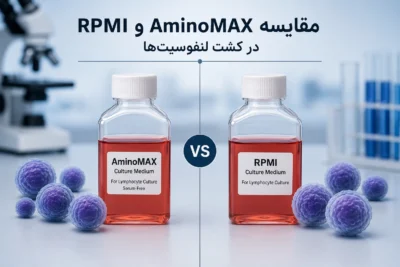 مقایسه AminoMAX و RPMI در کشت لنفوسیت‌ها