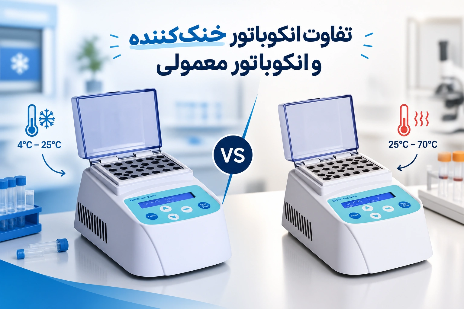تفاوت انکوباتور خنک‌کننده